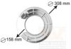 VAN WEZEL 3766373 Splash Panel, brake disc